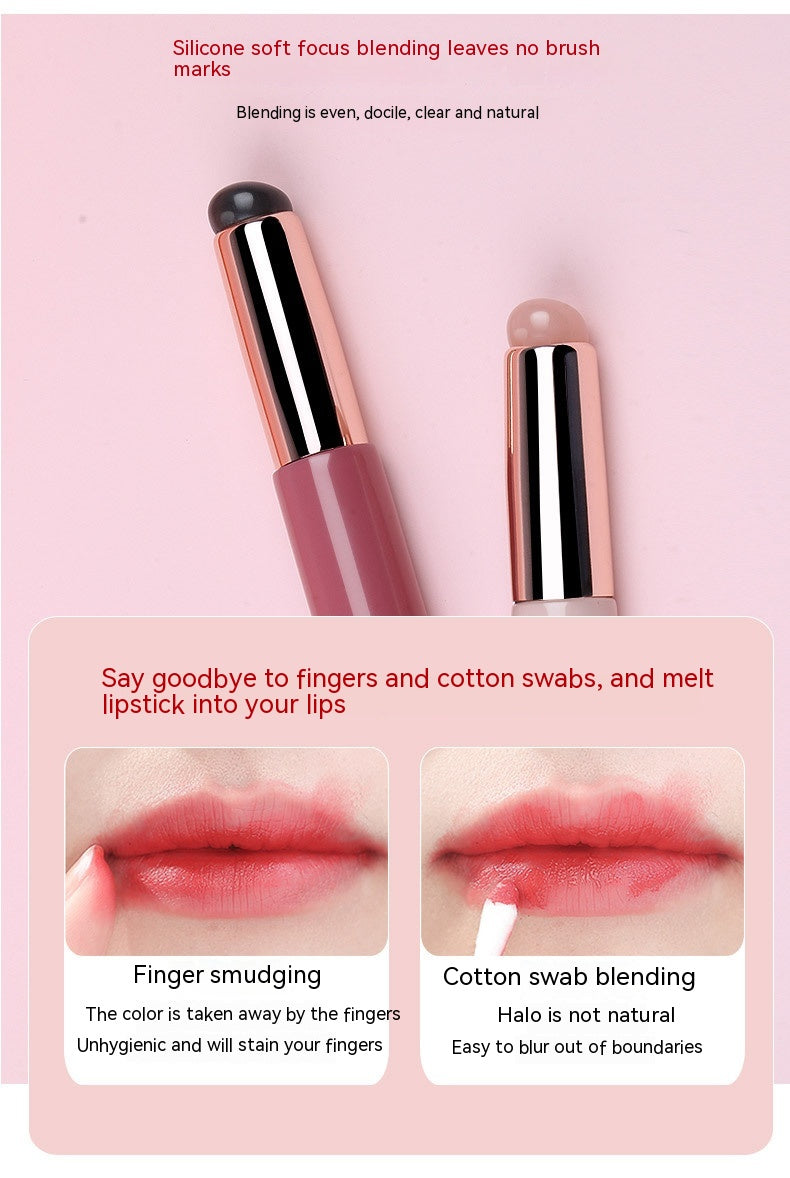 Portable Silicone Lip Brush with Dustproof Cover Vendercart