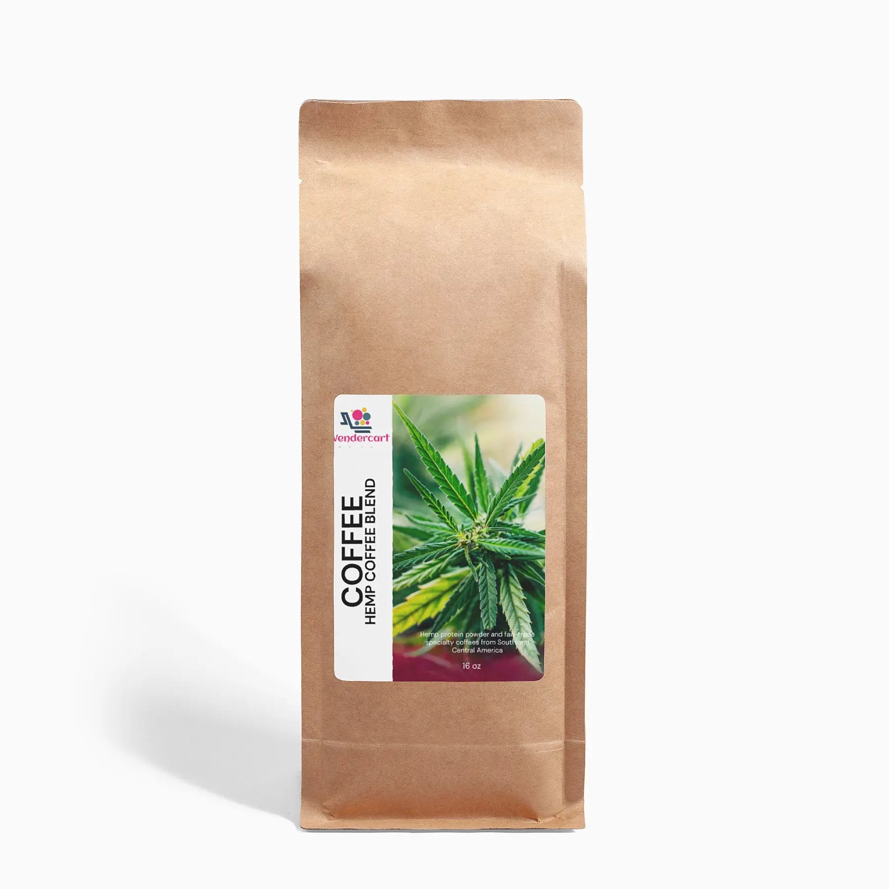 Hemp Coffee Blend - Medium Roast 16oz Vendercart