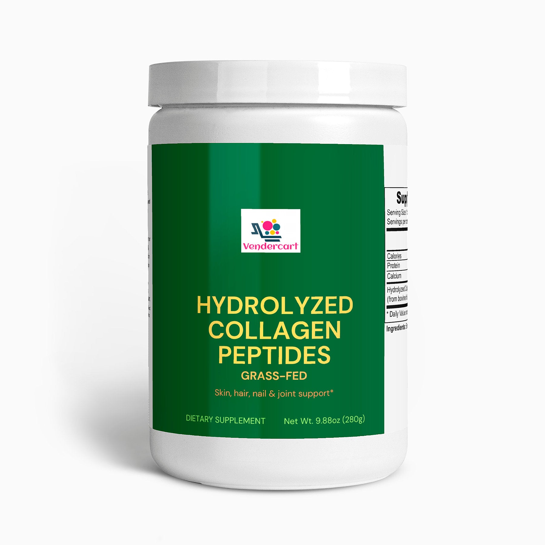 Grass-Fed Hydrolyzed Collagen Peptides Vendercart