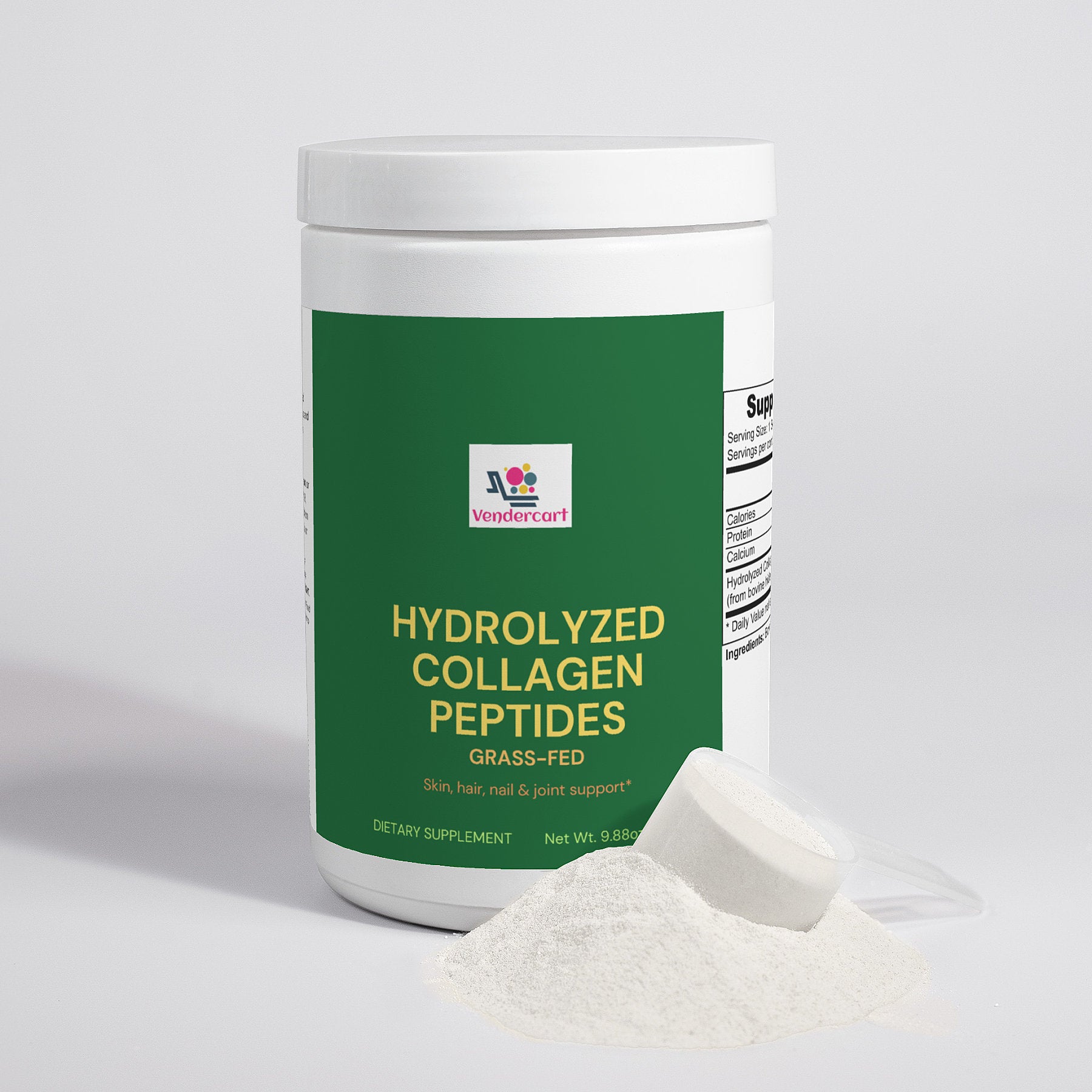 Grass-Fed Hydrolyzed Collagen Peptides Vendercart