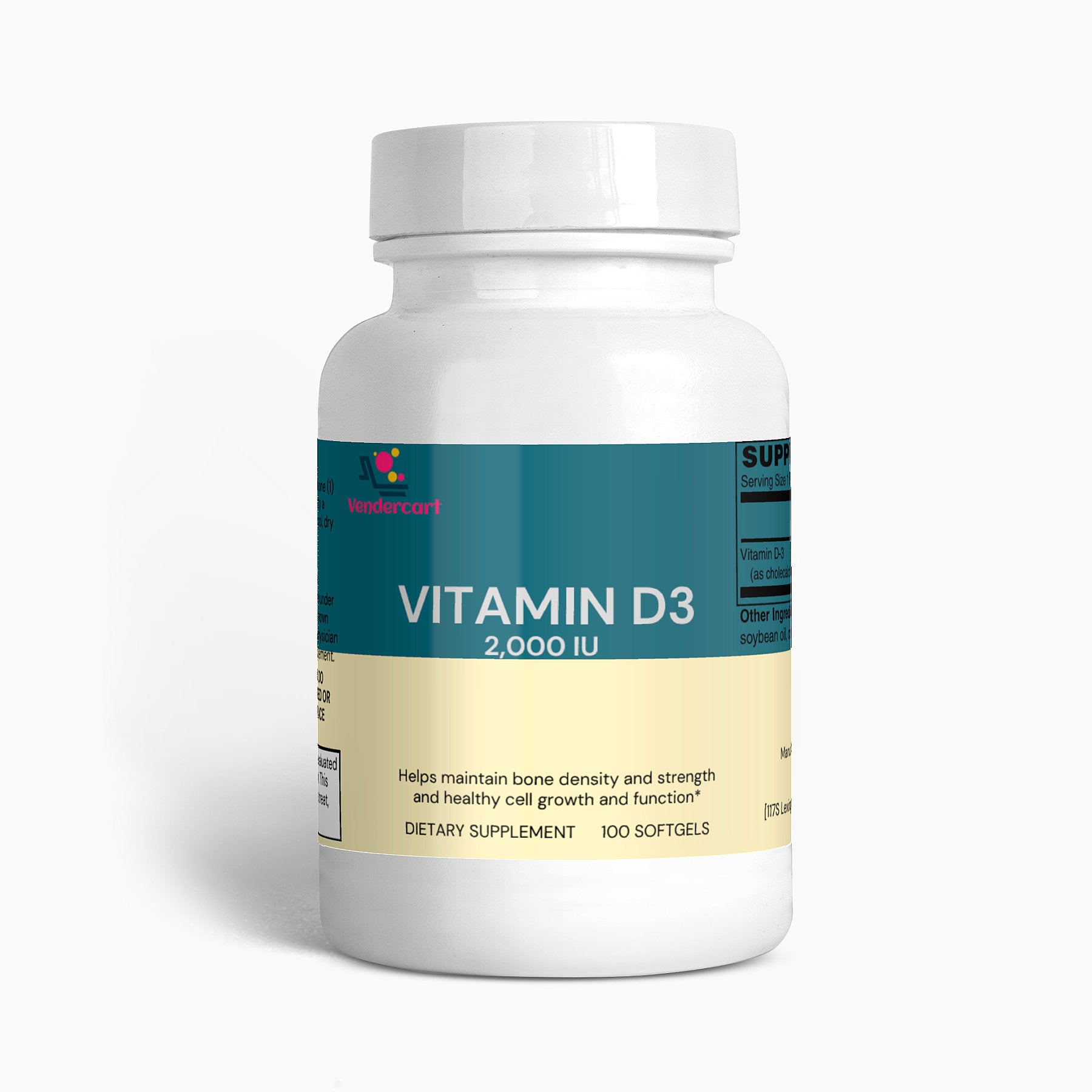 Vitamin D3 2,000 IU Vendercart