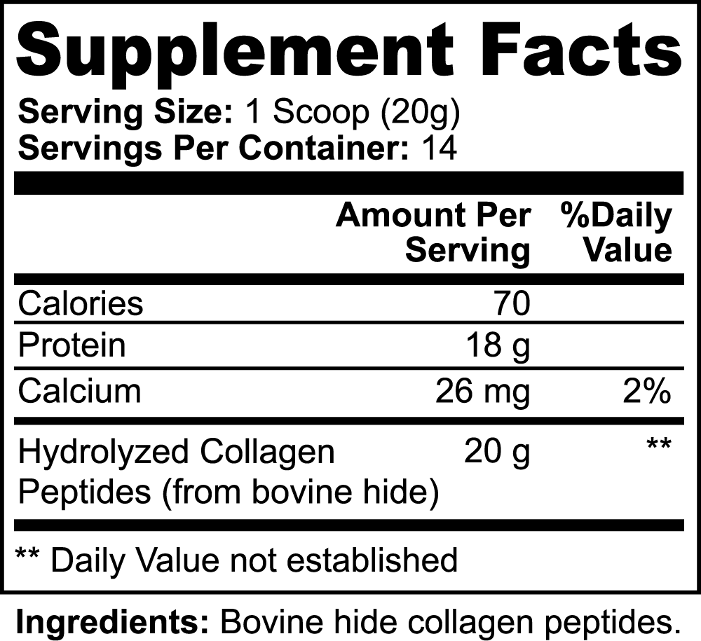 Grass-Fed Hydrolyzed Collagen Peptides Vendercart