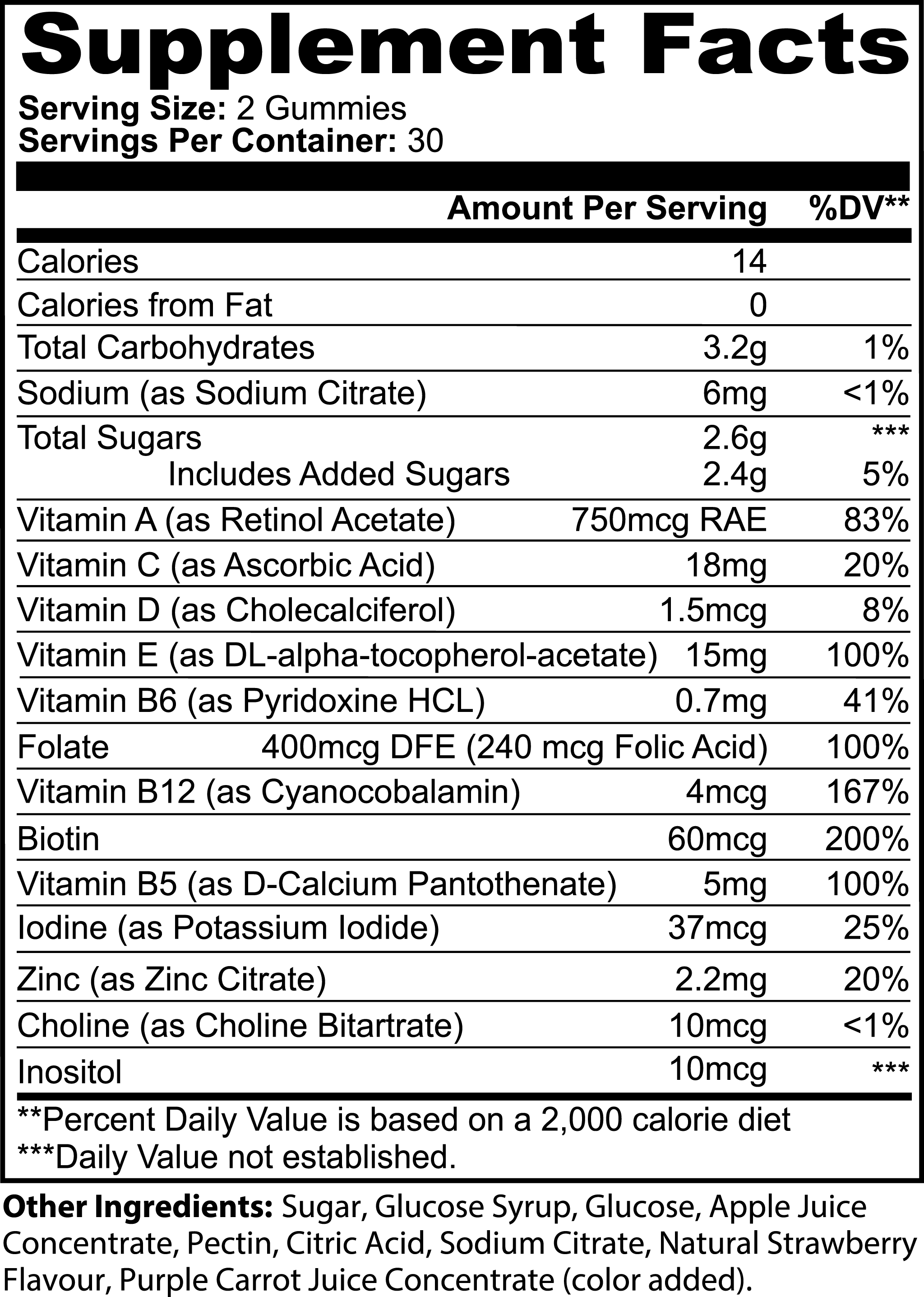 Multivitamin Bear Gummies (Adult) Vendercart