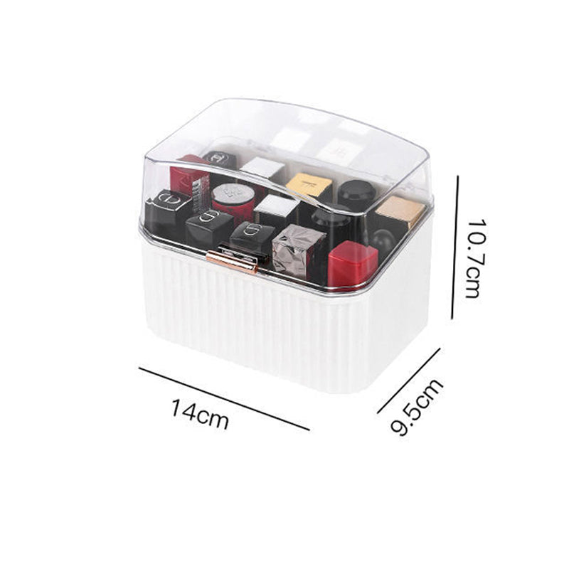 Girly Heart Lipstick Storage Box Transparent Vendercart