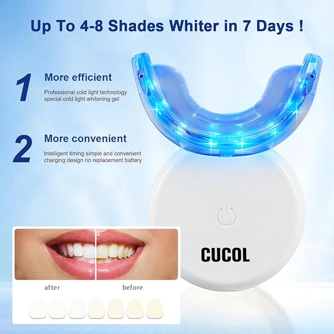 Teeth Whitening Kit With LED Light Vendercart