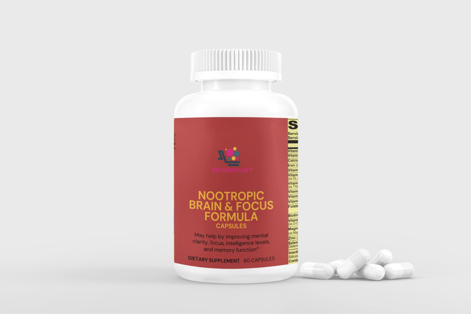 Nootropic Brain & Focus Formula Vendercart